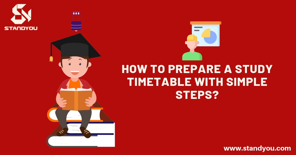 How to prepare study timetable with simple steps?